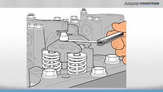 Valve Adjustment EPA10 MX13 [upl. by Chicky]