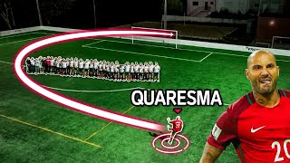 QUARESMA’S TRIVELA VS WORLD’S LONGEST FREEKICK WALL [upl. by Orin350]