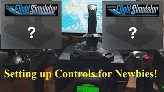 FS2020 New Player Tutorial Setting Up Flight Controls  Part 1 Basic Flight Controls Setup [upl. by Ytak]