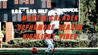 Martin Chladek  Sophomore Season  Highlight Video 2022 [upl. by Adnorehs]