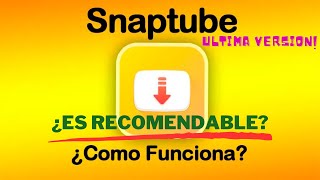 ¿Es seguro usar SNAPTUBE 2024 Guía DEFINITIVA [upl. by Nyrret241]