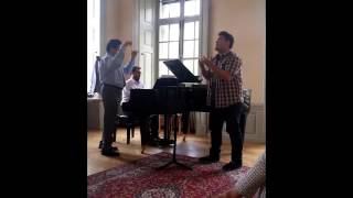 Masterclass Francisco Araiza Vienna 72016  Matej PPetrić  tenor [upl. by Robma]