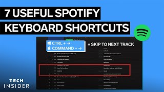 7 Useful Spotify Keyboard Shortcuts [upl. by Ocirederf201]