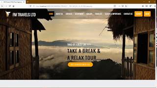 Tour amp Travel Management System  Web Application Project  100 Raw HTML CSS amp PHP  No frameworks [upl. by Atnad]