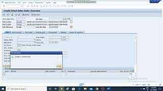 How to Generate sales order in sap  Basic information about sales order in SAP [upl. by Anaitit]