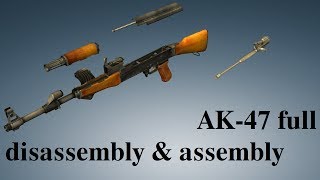 AK47 full disassembly amp assembly [upl. by Rubio]