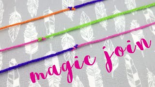 How to Join Yarn With A Magic Knot [upl. by Ioab]