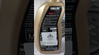 Yamalube Optima Prime 10w40 engine oil reviewyamalube​ engineoil​ 10w40optimaprimeyamaha [upl. by Anelak36]