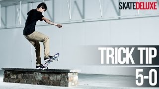 How to 50 Grind FS amp BS  Skateboard Trick Tip  skatedeluxe [upl. by Cayser]