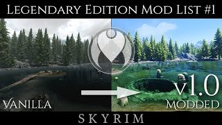 v10 COMPLETE ULTIMATE IMMERSION LE MOD LIST  Skyrim Legendary Edition [upl. by Fia]