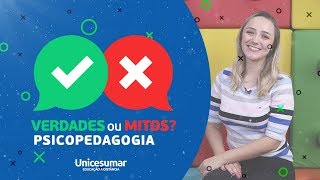 Curso de Psicopedagogia  Verdades ou Mitos [upl. by Lubow]