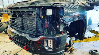 2020 GMC Sierra HD Headlight Removal [upl. by Shaffert991]