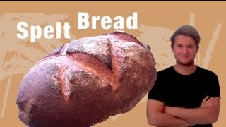 Easy Wholemeal Spelt Bread Recipe [upl. by Nylidam]