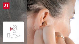 How to insert your Silk hearing aid into your ear  Signia Hearing Aids [upl. by Dachia886]