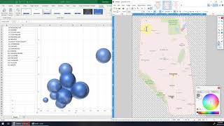 Easy Way To Plot Cities on a Map Using Excel [upl. by Wadleigh265]