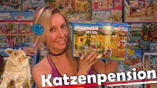 PLAYMOBIL 🐱 Katzenpension Tierhotel Pfötchen  Tierpension 9276 Unboxing [upl. by Nayt717]