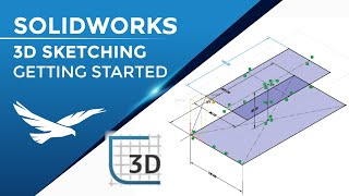 SOLIDWORKS 3D Sketching Basics [upl. by Rolo625]