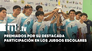 Premian a los cuatro primeros lugares del Torneo de Balonmano en el IND [upl. by Ttezzil]