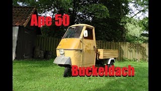 Piaggio Ape 50 Wiederbelebung  Die Apeschrauber [upl. by Hevak]