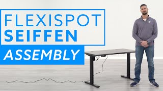 How To Flexispot Seiffen Standing Desk Assembly [upl. by Kadner]