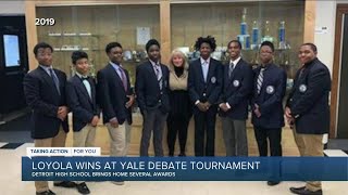 Loyola High School Debate Team Shines at Yale Tournament [upl. by Regina]