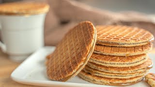 Stroopwafel Recipe  Dutch Waffle Cookies [upl. by Snapp]