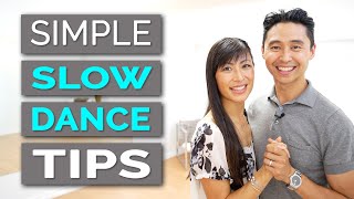 Slow Dance Tips How to Dance with a Partner [upl. by Ised836]