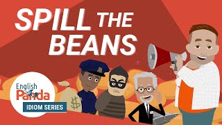 Idioms in English Conversation  Spill the beans [upl. by Johnson]