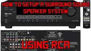 How To Setup A Surround Sound System Using RCA [upl. by Aleakim]