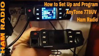 AnyTone 778UV Mobile Ham Radio How to Set Up and Program [upl. by Gaspard]