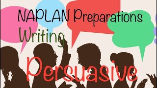 NAPLAN Preparations Year 3 Writing  Persuasive [upl. by Moon]