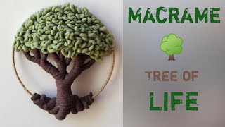 DIY Macrame Tree of Life Tutorial l Atrapasueños quotARBOL DE LA VIDAquotpaso a paso l How to Make [upl. by Ellevart899]