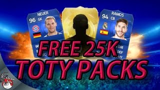 FIFA 15  FREE 25K TOTY PACKS GLITCH UMSONST TOTY SPIELER GER HD [upl. by Stier]