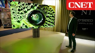 First Look at This 200000 Folding TV from CSEED [upl. by Araj]