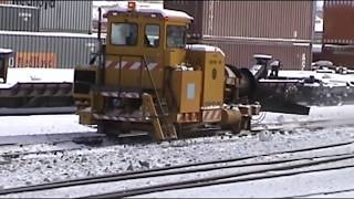 Awesome Powerful Snow Plow Train Blower Through Deep Snow railway tracks Full HD Compilation [upl. by Elnora]