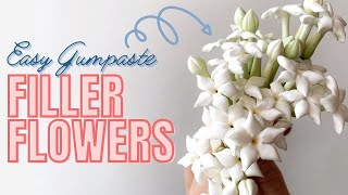 Easy Gumpaste Flower Tutorial  Stephanotis  With Finespun Cakes [upl. by Annairdna]