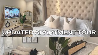 Cozy Modern Apartment Tour  Updated Home Decor on a Budget [upl. by Andreana]