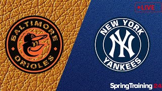 🔴 Mlb The Show 23 🔴 Yankees vs Orioles ll Spring Training 2024 [upl. by Atsirhcal533]