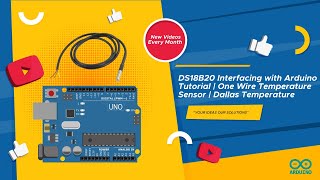 DS18B20 Arduino Tutorial  One Wire Temperature Sensor  Dallas Temperature [upl. by Sisxela]