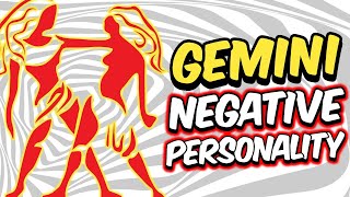 Negative Personality Traits of GEMINI Zodiac Sign [upl. by Aissatsana]