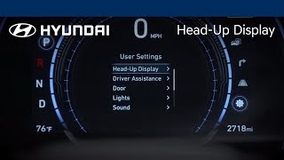 HeadUp Display Explained  Hyundai [upl. by Lovell972]