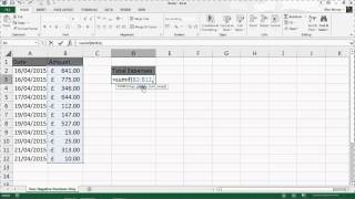 Sum Negative Numbers Only in Excel [upl. by Cyrilla]