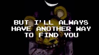 FNAF 3 Song Salvaged Lyrics by NateWantsToBattle [upl. by Lenzi]