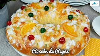 🌲 🇪🇦 ROSCÓN de REYES tradicional Receta sencilla PASO A PASO Haz tu propio Roscón de Reyes [upl. by Meehyrb]