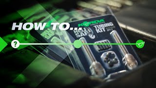 How To Set Up Heli Safe Tubing Kit  Korda Carp Fishing [upl. by Ariaet]