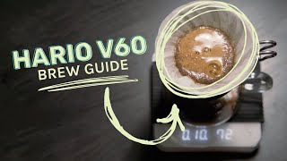 How to Brew Coffee With the Hario V60 Pour Over Brew Guide [upl. by Akemhs]