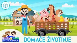 Domaće životinje  Životinje za decu  Učimo životinje 🚜🐷🐮 [upl. by Shivers]