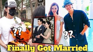 Jerry Yan and Tong Liya Finally Got Married 2024 [upl. by Nwahsiek489]