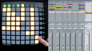 Ableton Launchpad Tutorial  How To Play  Sessions [upl. by Arikahs]