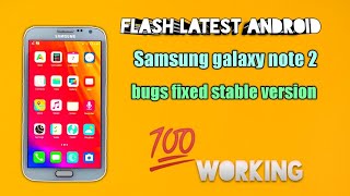 How to upgrade Samsung Galaxy Note 2 N7100 to latest stable android 2020 [upl. by Rolland]